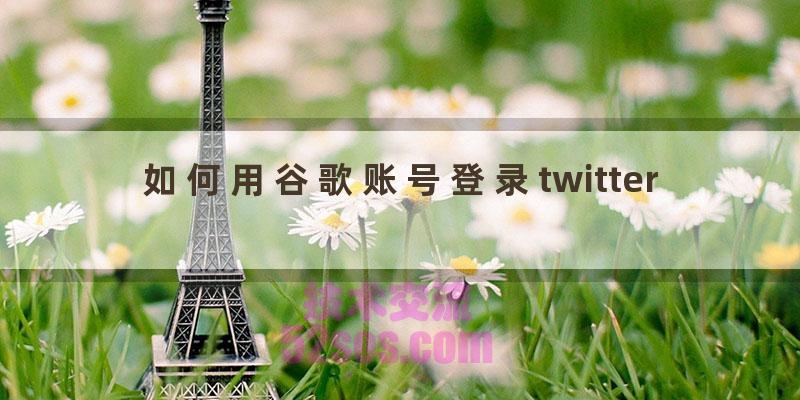 如何用谷歌账号登录twitter插图