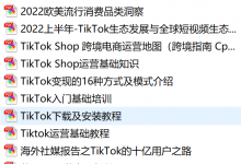 tiktok运营全套详细教程（网友自述tiktok改变命运）-TikTok培训